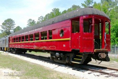 Ex PRR P70 TSRR 71 Rusk TX 05022014 Alan Maples photo.jpg