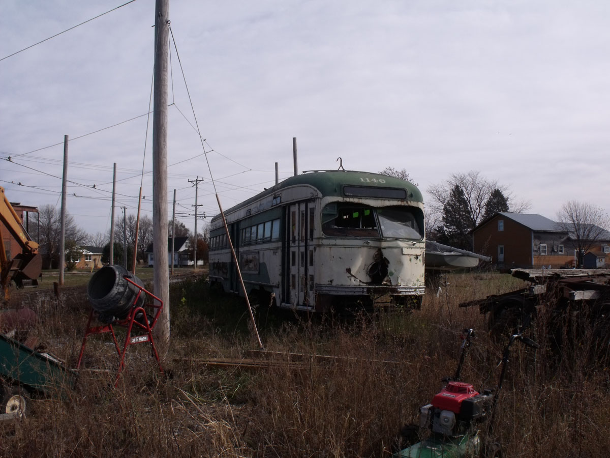 MUNI PCC 1146 at Iowa Trolley Park 11-3-11.jpg