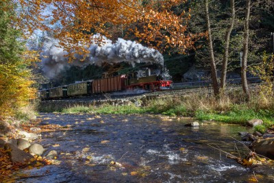 Deutsche Reichsbahn 99 1568-7 along Preßnitz River.jpg